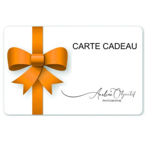 Carte cadeau photographe Caen bon cadeau séance photo Aveline Objectif Normandie