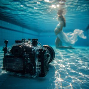 photographe-grossesse-aquatique-caen-normandie-thury-harcourt-femme-enceinte